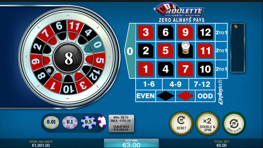 Screen Mini Roulette 3
