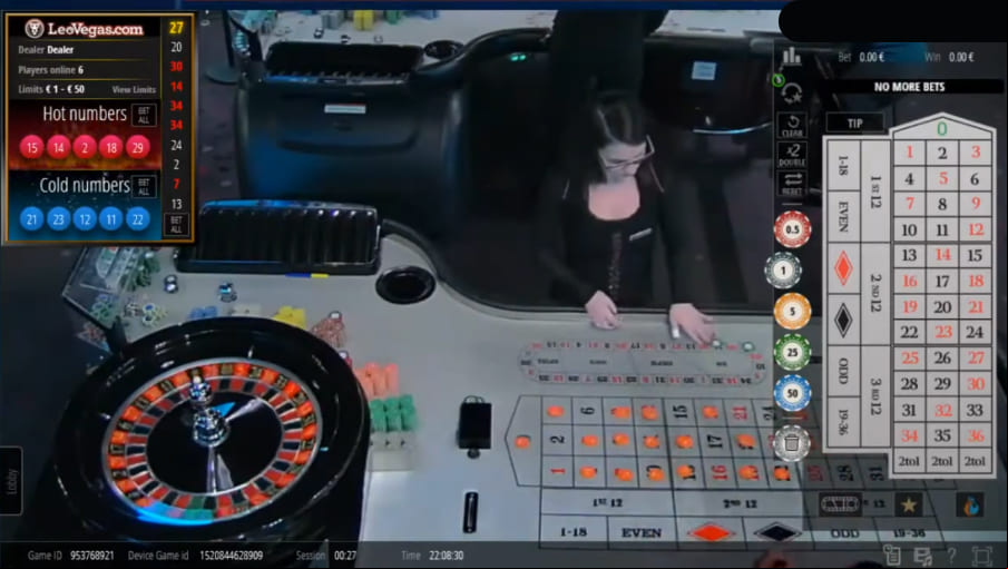 Screen Portomaso Roulette 1