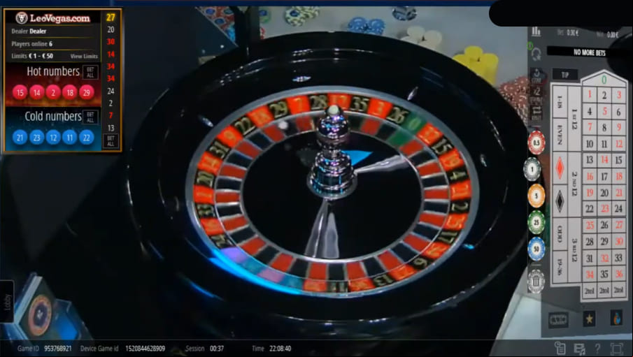 Screen Portomaso Roulette 2