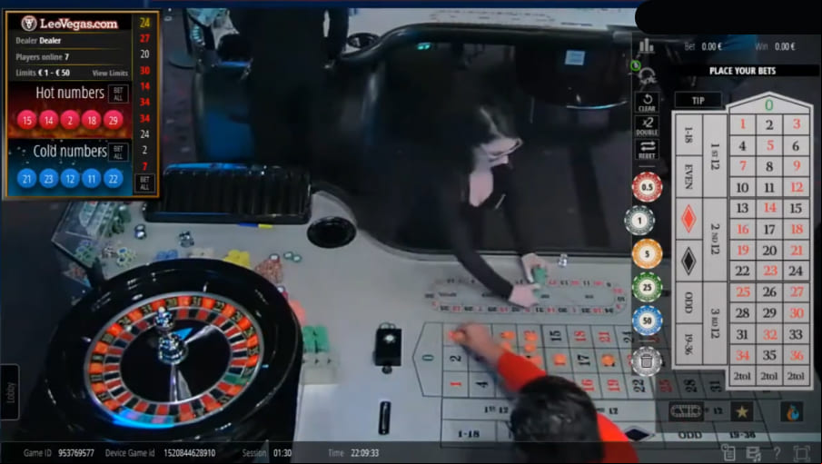 Screen Portomaso Roulette 3