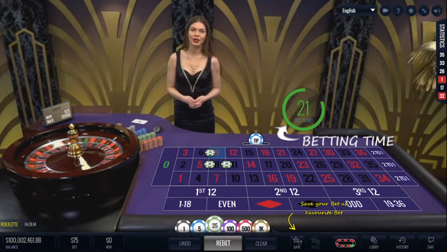 Screen Roulette 1 (Lucky Streak) 2