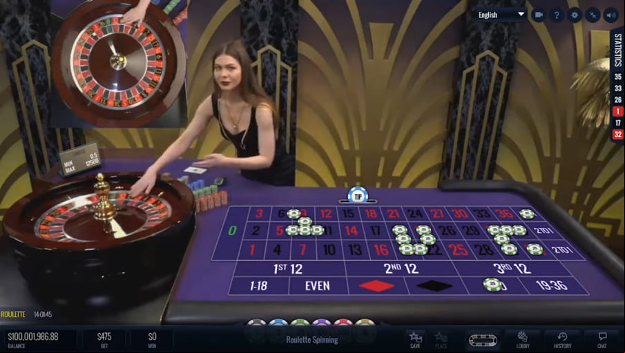 Screen Roulette 1 (Lucky Streak) 3