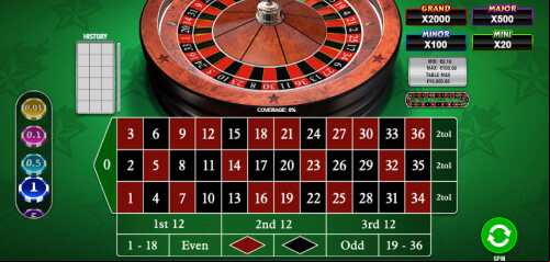 Mega Fire Blaze Roulette Playtech