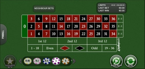 Pinball Roulette Playtech
