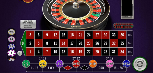 Spread Bet Roulette Playtech