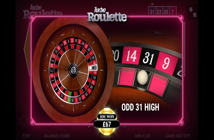 Turbo Roulette screen 3