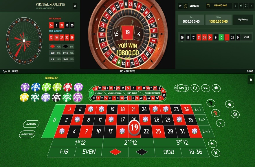 Virtual Roulette screen 3