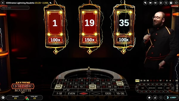 XXXtreme Lightning Roulette by Evolution