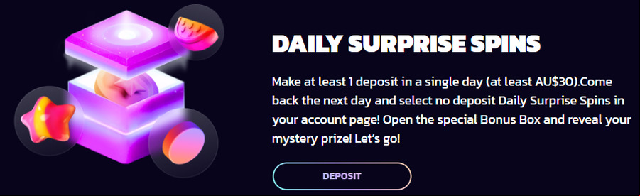 21bit casino daily surprise spins