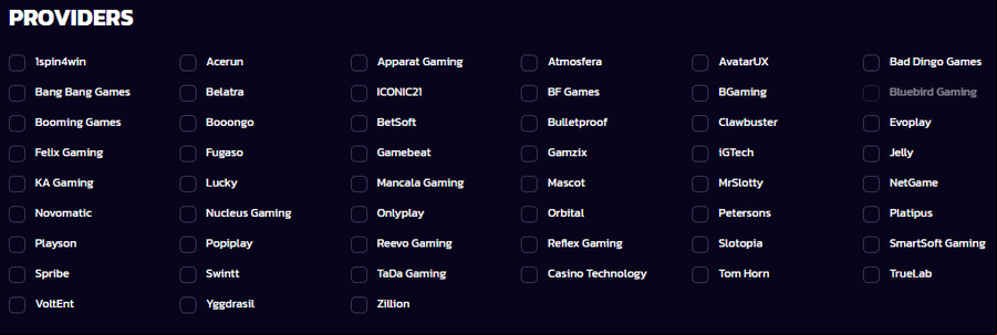 21bit casino providers