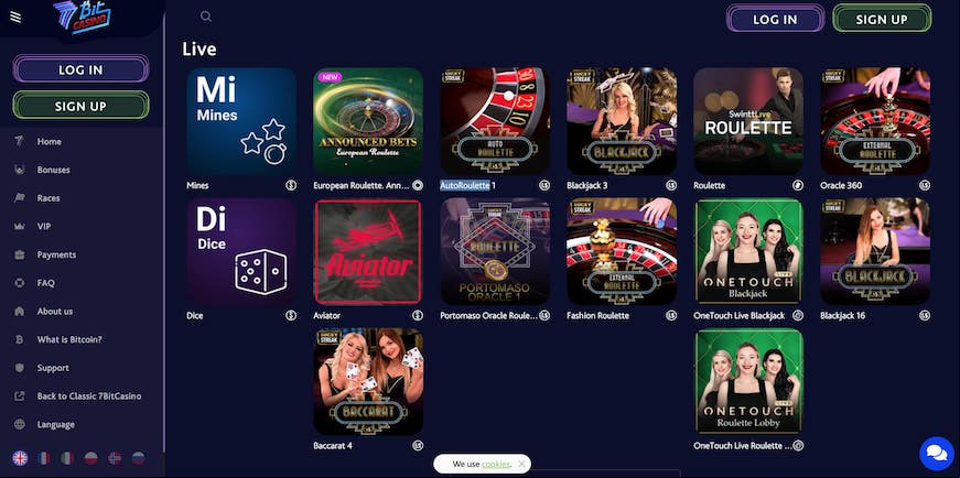 7Bit Casino screen 3
