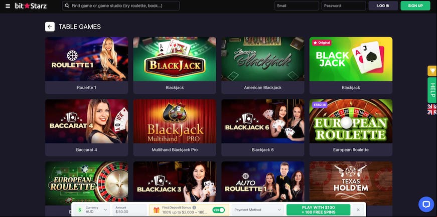 BitStarz screen 3