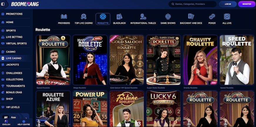 Boomerang.bet screen 3