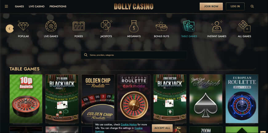 Dolly Casino screen 2