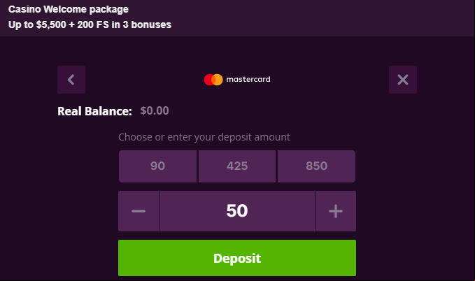 malina casino deposit via mastercard
