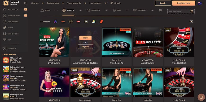 National Casino screen 3