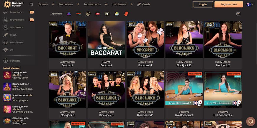 National Casino screen 4