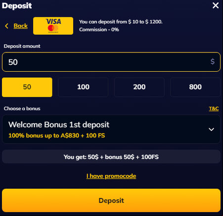 rioace casino deposit via visa