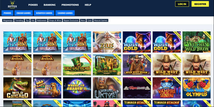 Ripper Casino screen 2
