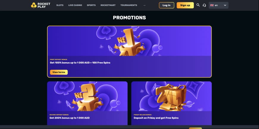 Rocketplay Casino screen 4