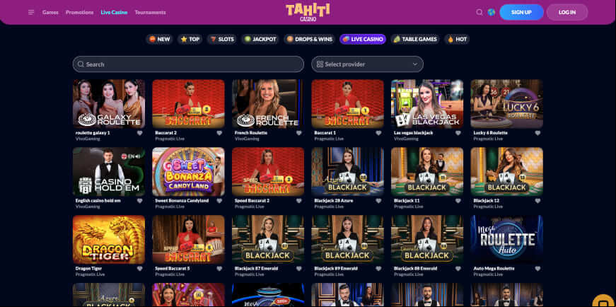 Tahiti screen 3