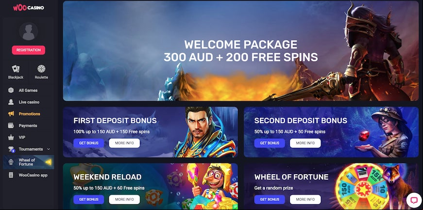 Woo Casino screen 4
