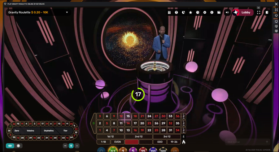 woo casino gravity roulette